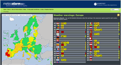 Desktop Screenshot of meteoalarm.eu